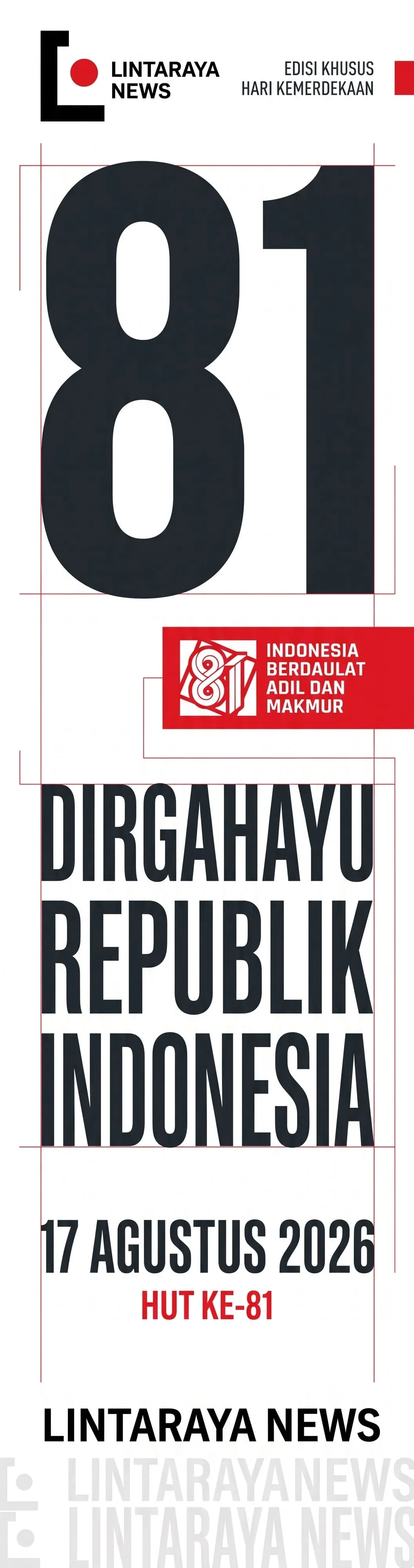 DIRGAHAYU REPUBLIK INDONESIA 81 TAHUN