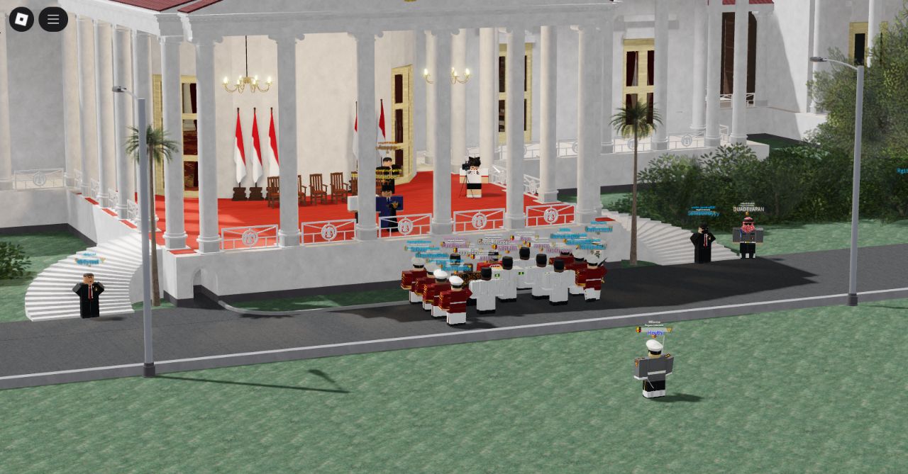 Gladi Bersih HUT ke 80 RI di Istana Negara Bogor Roblox dimulai 19.30, formasi dimatangkan