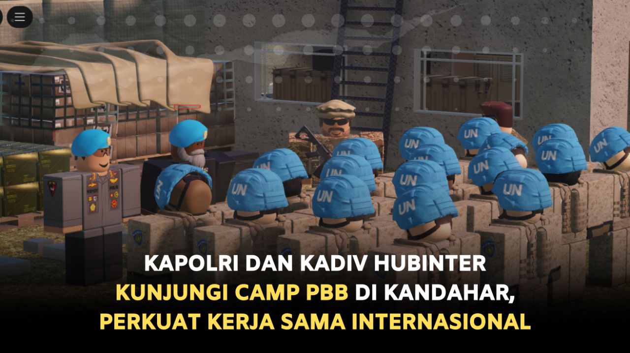 Kapolri dan Kadiv Hubinter Kunjungi Camp PBB di Kandahar, Perkuat Kerja Sama Internasional