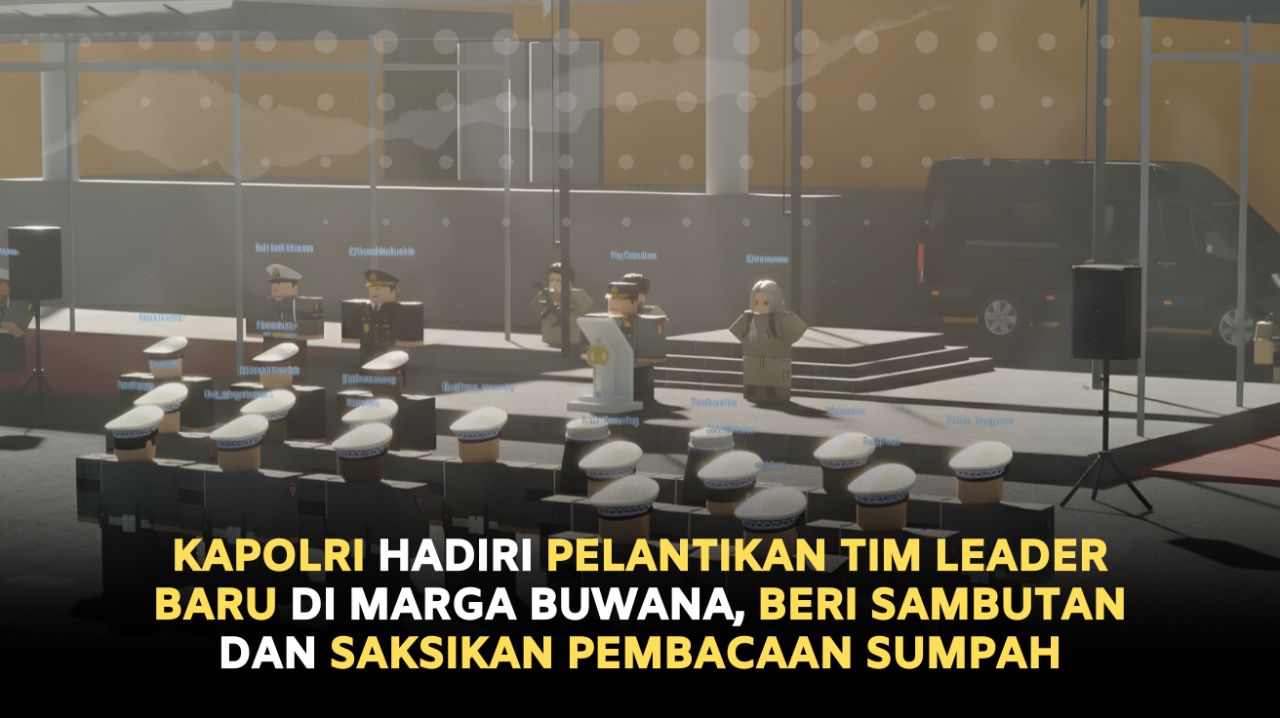 Kapolri Hadiri Pelantikan Tim Leader Baru di Marga Buwana, Beri Sambutan dan Saksikan Pembacaan Sumpah