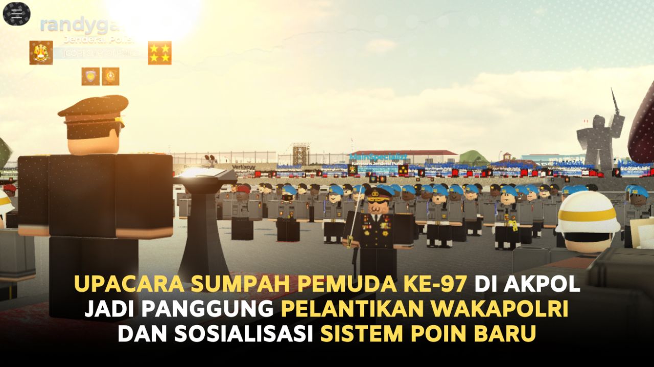 Upacara Sumpah Pemuda ke-97 di AKPOL Jadi Panggung Pelantikan Wakapolri dan Sosialisasi Sistem Poin Baru