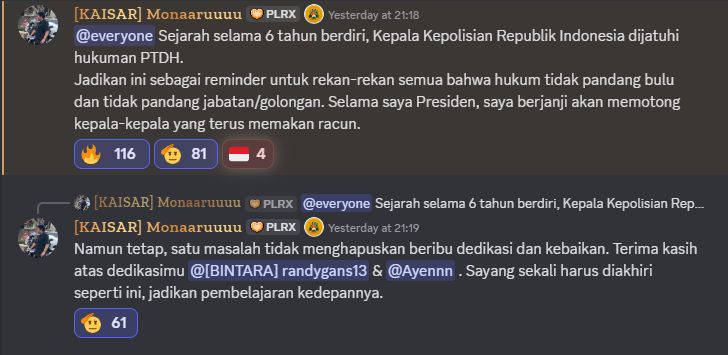 Kapolri dan Plt Irwasum Dicopot, Diturunkan Pangkat 14 Tingkat karena Gratifikasi