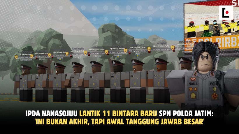 Ipda nanasojuu Lantik 11 Bintara Baru SPN Polda Jatim: 'Ini Bukan Akhir, Tapi Awal Tanggung Jawab Besar'