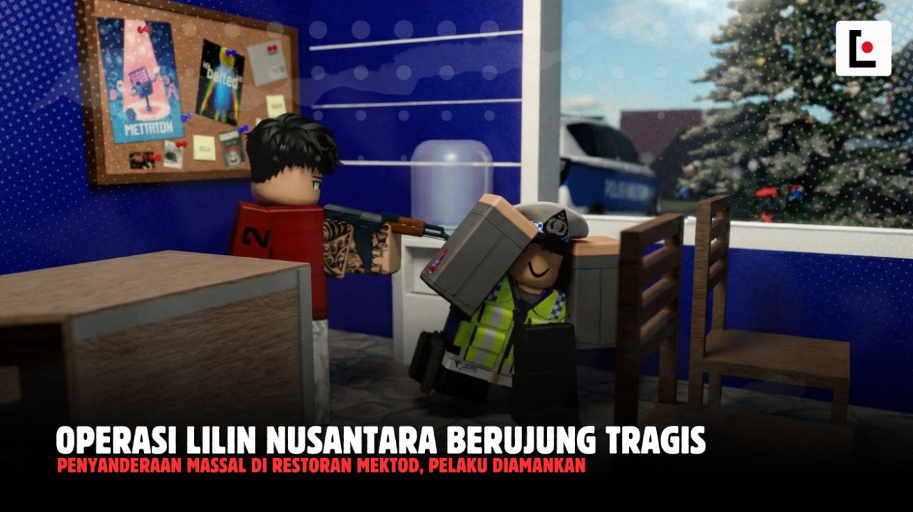 Operasi Lilin Nusantara Hari Keempat Berujung Tragis: Penyanderaan Massal di Restoran Mektod Tewaskan Sejumlah Sandera, Pelaku Diamankan