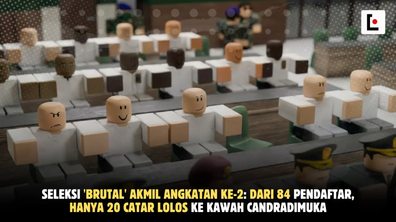Seleksi 'Brutal' AKMIL Angkatan Ke-2: Dari 84 Pendaftar, Hanya 20 Catar Lolos ke Kawah Candradimuka