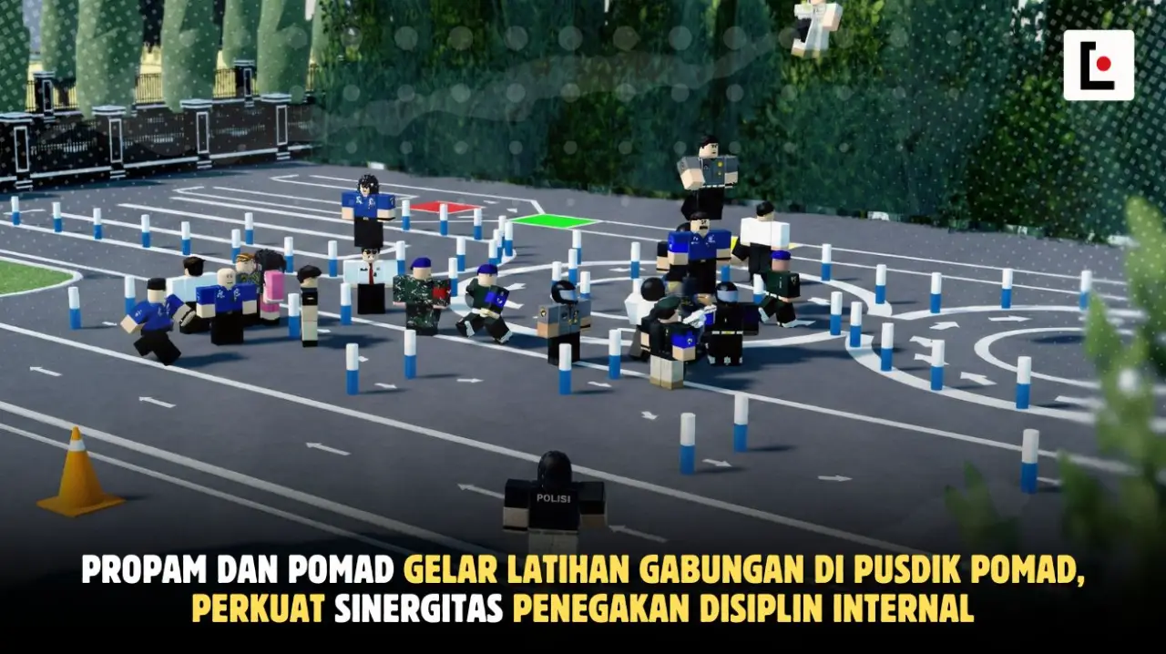 PROPAM dan POMAD Gelar Latihan Gabungan di Pusdik POMAD Cimahi, Perkuat Sinergitas Penegakan Disiplin Internal