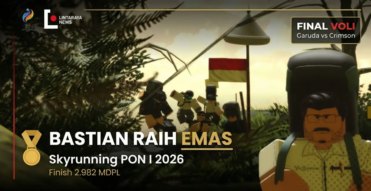 IniBastian Raih Emas Hiking PON 2026, Polri dan AL Monopoli Podium; Crimson Volleyball Lolos Final Tanpa Bertanding