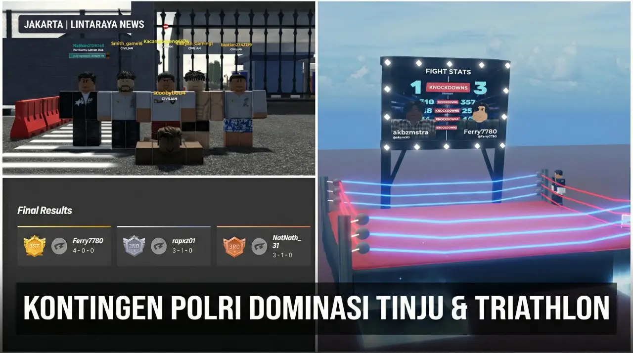 Ring Tinju PON I 2026 Milik Polri: Ferry870 Sabet Emas, Rapzx01 (AL) Harus Puas Perak