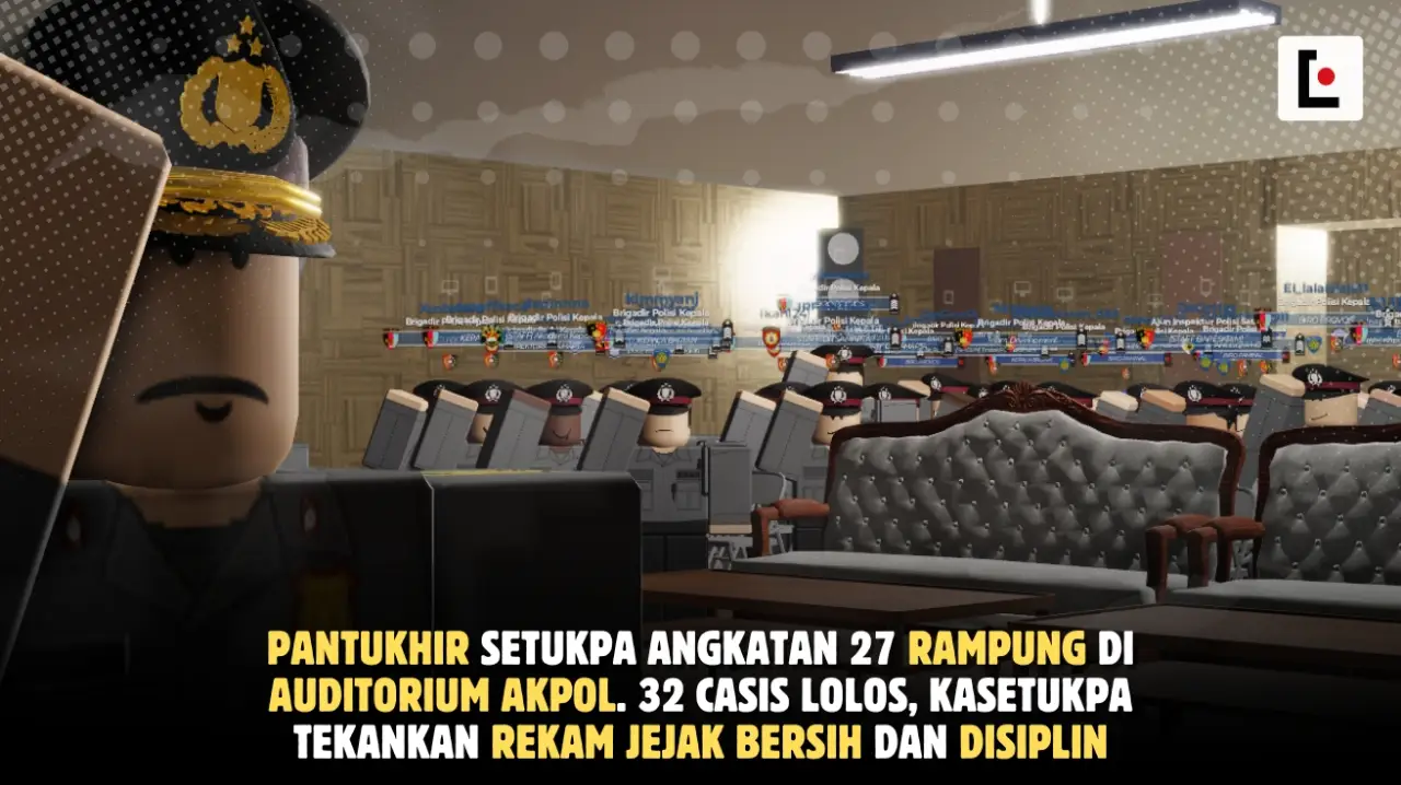Pantukhir Setukpa Angkatan 27 Rampung di Auditorium Akpol. 32 Casis Lolos, Kasetukpa Tekankan Rekam Jejak Bersih dan Disiplin