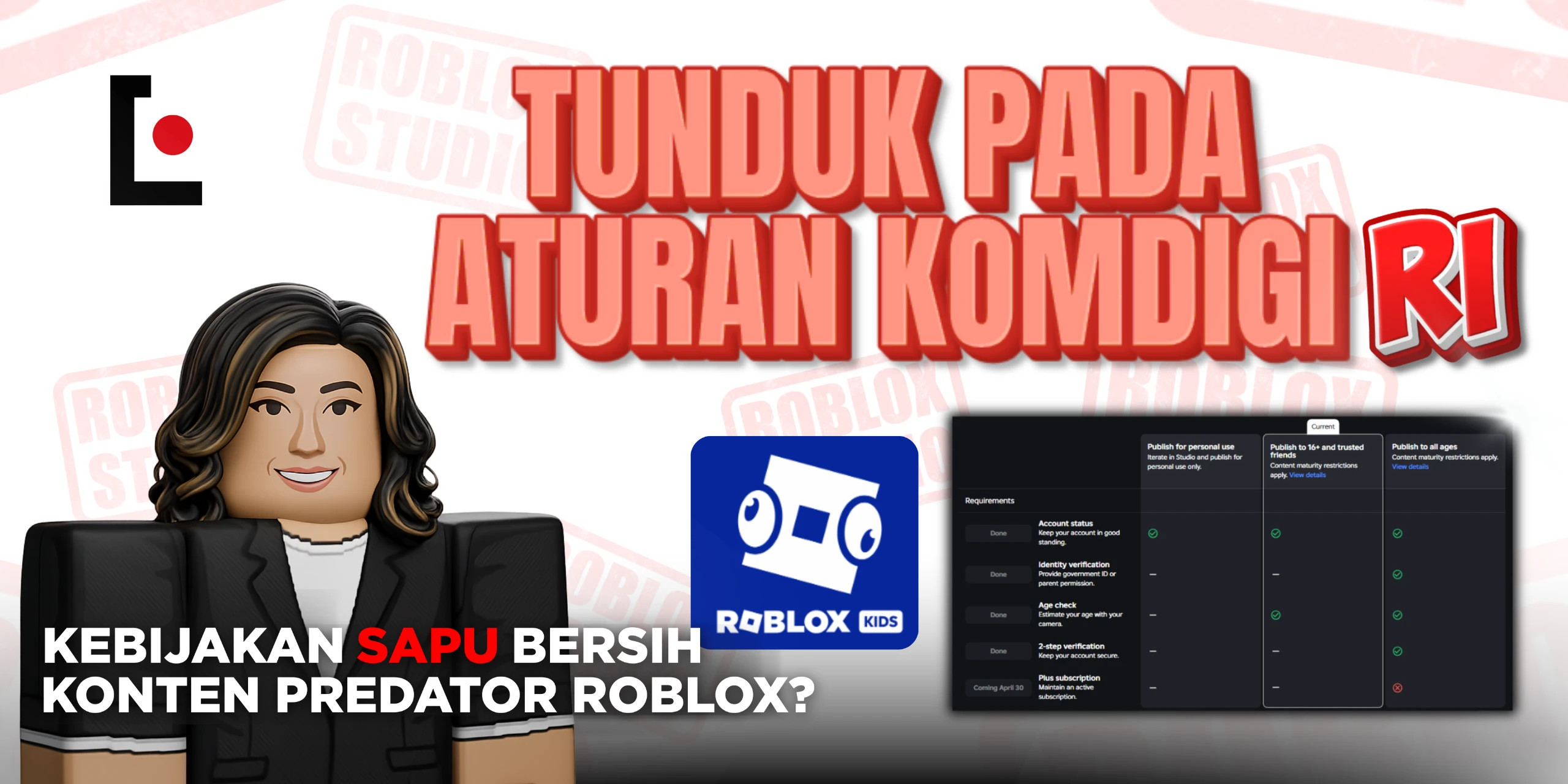 Tunduk pada Aturan Komdigi RI, Kebijakan Sapu Bersih Konten Predator Roblox Telan Korban Kreator Kecil di Seluruh Dunia