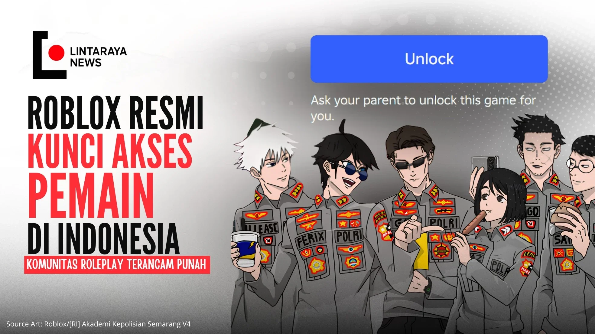 Kiamat Sosial Tiba di Indonesia: Roblox Resmi Kunci Akses Pemain, Komunitas Roleplay Terancam Punah Saat Developer Dewasa Panen Insentif